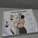 Massage Stick,Handheld Trigger Point Back and Neck Massager Cane, Deep Tissue Self Massage Tool for Muscle Knots and Myofascial Release,for Pain Relief and Muscle Recovery,Blue