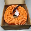 Outdoor Extension Cord 200 FT Waterproof, 16/3 Gauge Heavy Duty 3 Prong Extension Cord, 10A 1250W SJTW, ETL Listed, Great for Garden and Home, Orange
