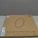 Brightever 19 Inch Large Flush Mount Ceiling Light Fixtures, 4200LM 420W Equivalent, 2700K-6500K Selectable, 0.67 Inch Extremely Thin 36W Modern Dimmable Flat LED Ceiling Lights for Bathroom, 1 Pack