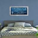 KLVOS Farmhouse Canvas Print Family Motto Wall Art The Best Things in Life are The People You Love Quote Inspirational Picture Painting Home Decor 24x48inch