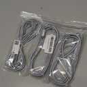 KYEHD USB C Cable3 Pack 10FT 60W Fast Charging USB C to USB C Cable, Durable Type C Charger Cable for iPhone 17/16/15/iPad MacBook CarPlay and More-Grey White