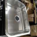 Elkay Lustertone Classic ELUHAD211555 Single Bowl Undermount Stainless Steel ADA Sink 23.5 x 15.75 x 5.375 inches, 23.5" x 18.25" x 5.375"