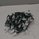 Sylvania 100 LED Warm White C6 Christmas Lights with Green Wire. 24.5' Lighted Length