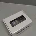 Tire Inflator Portable Air Compressor - 150 PSI 4X Fast Inflation Rechargeable Battery & 12V DC Adapter Powered Air Pump for Car Bike Motorcycle Tires Balls with LCD Display, LED Light (Black)