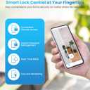 Veise G1 Gateway Compatible with KK Home APP, Smart Door Lock WiFi Bridge for Remote Control, Voice Control