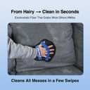 Pet Hair Removal Glove, Reusable Fabric Hair Remover Tool for Clothes, Furniture, Sofa, Carpet, Bedding, Car Seats(2PCS)