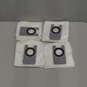 Teendow 4-Pack Replacement Dust Bags for Teendow D20SMAX+ Robot Vacuum and Mop, 10 Weeks Hands-Free Cleaning