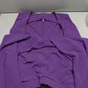 Ophestin Pant Suits for Women Dressy Business 2 Piece Sets Sleeveless Blazer Vest Set for Work Dark Purple M