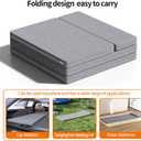 HJAHHSM Memory Foam Floor Mattress Bed Sleeping Portable Pad Foldable