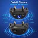 Dog Bark Collar, Smart Anti Bark Collar with 5 Sensitivity Levels, Waterproof Barking Collar with Beep Vibration and Optional Shock, Automatic No Bark Collars for Large Medium Dogs