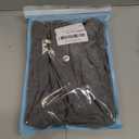 Dog Recovery Suit Abdominal Wound After Surgery Wear Prevent Licking Wounds E-Collar & Cone Alternatives Postoperative Shirt Dog Pajamas Long Sleeve Prevent Shedding (Large, Grey) (Pack of 1)