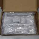 3 1/2 Inch Cabinet Pulls Black, Black Handles for Kitchen Cabinets 10 Pack, Square Drawer Dresser Handles, 6 Inch Overall Length