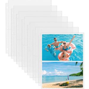 30 Pack Photo Sleeves for 3 Ring Binder - (5x7, for 120 Photos), Archival Photo Page Protectors 5x7, Clear Plastic Photo Album Refill Pages Photo Pockets, Postcard Sleeves, Acid-Free