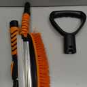 Eazy2hD 3 in 1 Bendable Snow Brush with Ice Scrapers, 64.17" Extendable Window Ice Removal with Squeegee for Windshield, 180° Pivoting Brush Head Cleaner Tool for Car, Truck, SUV