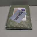 MIULEE 2 Panels Sage Green Semi Sheer Window Curtains Spring Elegant Grommet Top Window Voile Drapes/Treatment Linen Textured Light Green Panels for Bedroom Living Room (54X84 Inches)