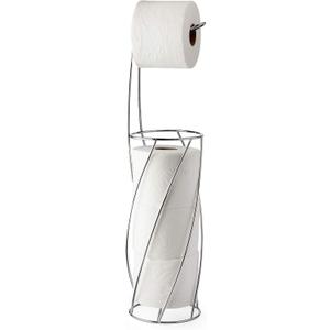 Better Living Products 54640 TWIST Toilet Caddy and Toilet Paper Reserve, Chrome