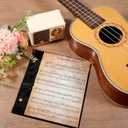 Marching Band Flip Folder Pages - 6 Pocket Double-Sided Music Holder 7.5x6.5 Inch | PVC Waterproof Sheet Folder for Concert, Choir & Orchestra (M)