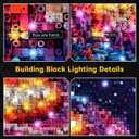 Kyglaring LED Light Kit Compatible with Lego The Milky Way Galaxy Art 31212 Building Blocks, Upgraded Remote Control, Multi-Light Effects & Sequences, Decorative Lighting Accessories (Lights Only)