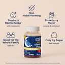 2 x Mommy's Bliss Kids Sleep Melatonin Gummies, No Artificial Colors, Flavors or Gelatin, Strawberry Flavor Children's Melatonin Gummies, Age 3+, 60 Count
