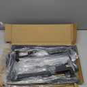 FNBAR Firewood Rack Outdoor&Indoor, Wood Storage, Firewood Holder for Fireplace, Patio, Garden, Supports Up to 300lb, Small Firewood Rack, Black