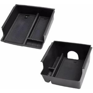 Black Center Console Organizer Tray for 2021-2024 Ford Broncos Two Layer,Armrest Storage Box Organizer Black Center Console Organizer Tray for 2021-2024 Ford Broncos Two Layer,Armrest Storage Box Organizer