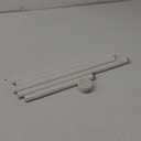 Ausemku Shower Curtain Rod Tension - 26-76 Inch Never Rust Non-Slip Spring Tension Curtain Rod No Drilling Stainless Steel Curtain Rod Use Bathroom Kitchen（White）