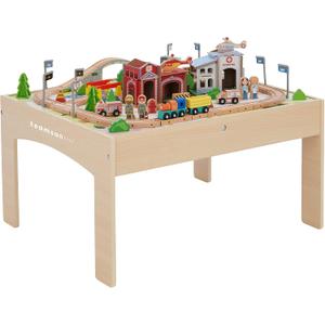 Teamson Kids Train Table Set, 29 x 24 x 15in
