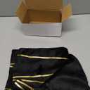 WACOMECO Soft Throw Pillow Covers - Pack of 2 Velvet Decorative Cushion Covers Cases for Sofa Bedroom Livingroom Car, 18" x 18", Black and Gold