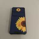 Goocrux for Google Pixel 6A Case Sunflower for Women Girls Cute Floral Flowers Girly Pretty Phone Cover Fashion Flower Unique Design with Slide Camera Cover Aesthetic Cases for Pixel 6A 5G 6.1 inch