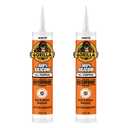 Gorilla 100% Silicone Sealant All Purpose, 10 Ounce Cartridge, White (Pack of 2)