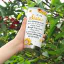 AREOK Sister Gift From Sisters, Birthday Gifts for Sisters - To My Big Little Sister Gifts, 20 OZ Stainless Steel Insulated Travel Coffee Tumbler Cup