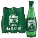 Maison Perrier Ultimate Sparkling Water, 16.9 Fl Oz Plastic Water Bottles, 6 Count (EXP 08/12/26)