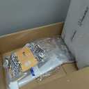 GOSLARLIT Hexagon LED Garage Light, 25 Pack LED Shop Ceiling Lamp, 144W 15950LM 6500K Daylight White, Linkable Plug-in Hexagon Lamp for Workshop Gym Car Care Warehouse 95x66inch