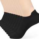 ATBITER Ankle Socks Women's Thin Athletic Running Low Cut No Show Socks With Tab 8-Pairs, Size: 7-9