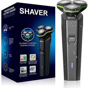 Electric Razor for Men - Electric Shavers for Men with Magnetic Detachable Head, 3D Floating Head, Ideal for Travel, Office, and Business Trips