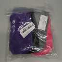 SkiBeaut Grips Non Slip Socks for Women, 4 Pairs Yoga Pilates Anti Skid Woman Hospital Gripper Socks (5-12) (#1 Black + Gray + Pink + Purple)