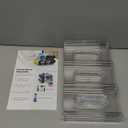 LARGER Compartment - Stackable Water Bottle Organizer Holder - for Stanley & Others' Large Tumbler - Clear Wine Rack, Cup Bottle Holder for Cabinet Home Countertop Fridge Pantry Shelf, 3 Tier Hold 9