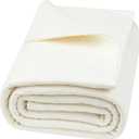 PLANTIONAL Grinding Natural Cotton Quilt Batting: 47-Inch x 59-Inch Light Weight Purely Natural All Season Quilt Batting for Quilts, Craft and Wearable Arts