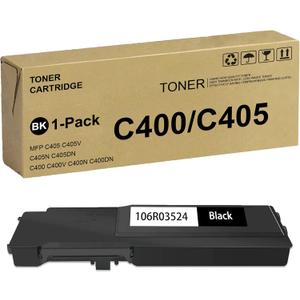 C400 C405 106R03524 Black 10,500 Pages Extra High Yield Toner Cartridge Replacement for Xerox VersaLink C400 C405 C400D C400DN MFP C405 C405N C405DN (BK)