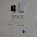 Gaoye 2 Pack Blue Light Blocking Glasses, Retro Round Eyewear Frame Anti Eyestrain Computer Glasses for Women Men - GY1688 (Pink+Tea Leopard)