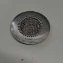 TRAPMATE Shower Drain Hair Catcher, 4.4" Easy Clean Bathtub Drain Hair Catcher, Anti-Slip Bath Tub Drain Protector, Upgraded 304 Stainless Steel Shower Sink Drain Cover for Bathroom (Patented Product) (Silver)