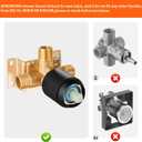 Black Shower Head And Faucet Set Complete With Valve Shower Fixtures With 6 Inch High Pressure Rain Shower Head Trim kit Regaderas Para bBao Modernas