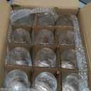 Stemless Wine Glass 15 oz. (Set of 12)| Kitchen Drinking Glass or DIY Party Favor