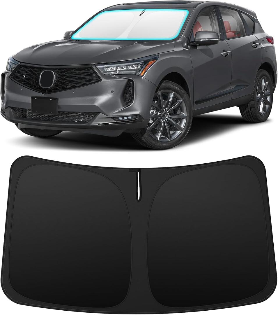 INSAUTO Custom Fit Windshield Sun Shade Accessories for Acura RDX 2019-2026, Foldable Front Window Sunshade, UV & Heat Reflector, Keeps Interior Cool, Includes Storage Bag
