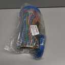 Bungee Cords Heavy Duty Outdoor: 20 Pcs Premium Rubber Bungee Cords with Hooks in a Storage Jar Includes 10", 18", 24", 30", 36", 48" Bungee-Cord for Camping, Tent, Fastening Items