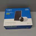 Tapo SolarCam 1080p Outdoor Wireless Security Camera - Battery Power with Solar, Person Detection, Subscription-Free Local Storage or Optional Cloud, Works with Alexa & Google Assistant, C402 KIT (White)