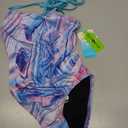 Speedo Womens Swimsuit One Piece Endurance Turnz Tie Back Printed, 28