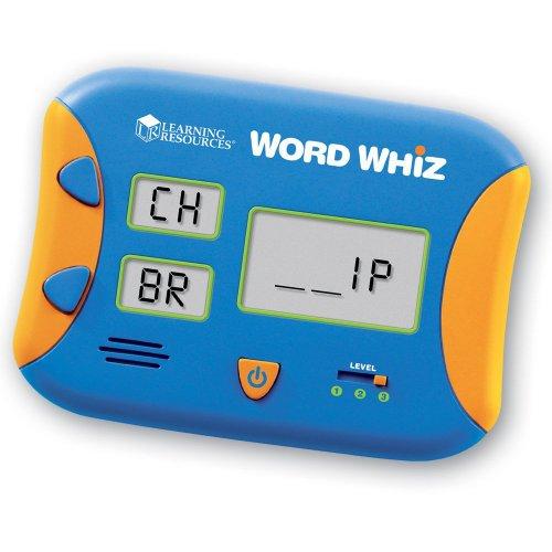 Learning Resources Word Whiz Electronic Flash Card, Letter Games for Kids, Word Recognition, Ages 5+