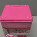 Piggy Bank for Kids, Electronic Mini ATM Bank with Password for Boys Girls, Money Saving Box with Auto Grab Bill Slot, Cash Coin Can Money Safe Toy, Birthday for Age 3-12, Pink