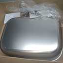 Stainless Steel Litter Box, 22.8x16.5"x6" Oval Stainless Steel Cat Litter Box Extra Large, XL Metal Litterbox for Big Cats, Non Stick Surface, Easy to Clean